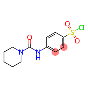 Benzenesulfonyl chloride, 4-[(1-piperidinylcarbonyl)amino]-