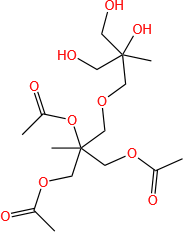 2,2'-[oxybis(methylene)]bis[2-(hydroxymethyl)propane-1,2-diol] triacetate