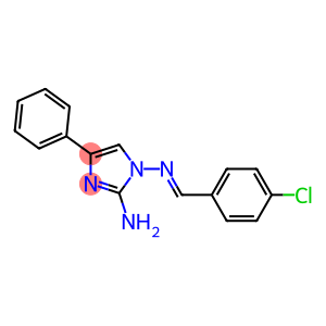 1-(4-Chlorobenzylideneamino)-4-phenyl-1H-imidazol-2-amine