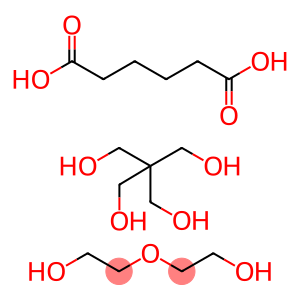 2,2-bis(hydroxymethyl)propane-1,3-diol: hexanedioic acid: 2-(2-hydroxy ethoxy)ethanol