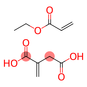 Butanedioic acid, methylene-, polymer with ethyl 2-propenoate, ammonium salt