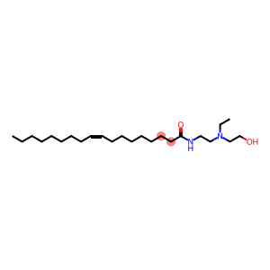9-Octadecenamide, N-[2-[ethyl(2-hydroxyethyl)amino]ethyl]-, (9Z)-