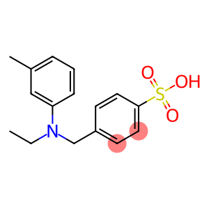 4-[[Ethyl(3-methylphenyl)amino]methyl]benzenesulfonic acid