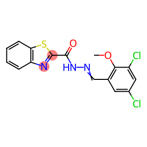 2-Benzothiazolecarboxylic acid, 2-[(3,5-dichloro-2-methoxyphenyl)methylene]hydrazide