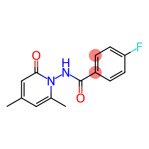 Benzamide, N-(4,6-dimethyl-2-oxo-1(2H)-pyridinyl)-4-fluoro-