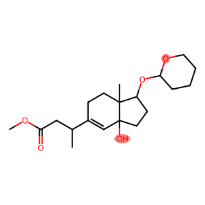 2,3,3a,6,7,7a-Hexahydro-3a-hydroxy-β,7a-dimethyl-1-[(tetrahydro-2H-pyran-2-yl)oxy]-1H-indene-5-propanoic acid methyl ester