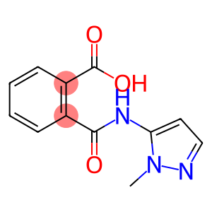 2-[(2-methylpyrazol-3-yl)carbamoyl]benzoic acid