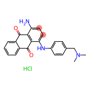 1-Amino-4-[4-[.alpha.-(dimethylammonium)methyl]phenyl]aminoanthraquinone, chloride