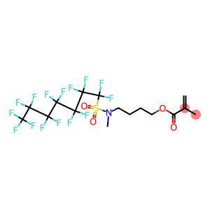 Methacrylic acid 4-[methyl[(pentadecafluoroheptyl)sulfonyl]amino]butyl ester