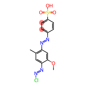 4-[[4-(Chloroazo)-5-methoxy-2-methylphenyl]azo]benzenesulfonic acid