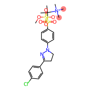 [1-[[4-[3-(p-chlorophenyl)-4,5-dihydro-1H-pyrazol-1-yl]phenyl]sulphonyl]-1-methylethyl]trimethylammonium methyl sulphate