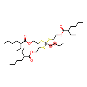 Stannane, butyltris((2-((2-ethyl-1-oxohexyl)oxy)ethyl)thio)-