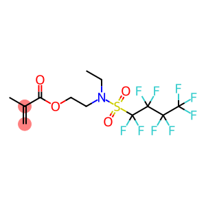 2-Propenoic acid, 2-methyl-, 2-(ethyl((nonafluorobutyl)sulfonyl)amino)ethyl ester
