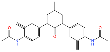 2,6-Bis(4-acetamidobenzylidene)-4-methylcyclohexanone