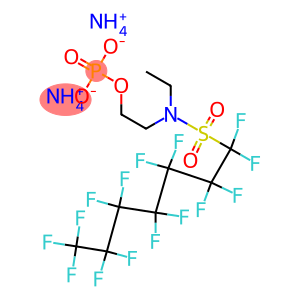 N-乙基-1,1,2,2,3,3,4,4,5,5,6,6,7,7,7-十五氟-N-[2-(膦酰氧)乙基]-1-庚磺酰胺二铵盐