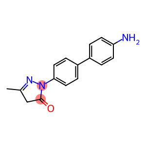 1-(4-(4-aminophenyl)benzenyl)-3-methyl-5-pyrazolone