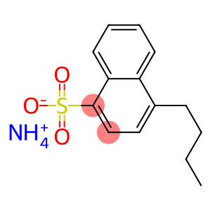 1-Naphthalenesulfonic acid, 4-butyl-, ammonium salt