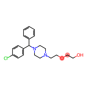 Ethanol, 2-[2-[4-(p-chloro-α-phenylbenzyl)-1-piperazinyl]ethoxy]- (8CI)