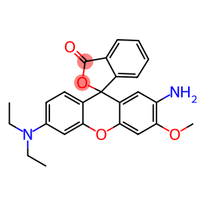 2'-amino-6'-(diethylamino)-3'-methoxyspiro[isobenzofuran-1[3H],9'-[9H]xanthene]-3-one