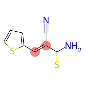 (E)-2-cyano-3-thiophen-2-ylprop-2-enethioamide