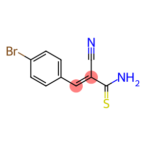 (E)-3-(4-bromophenyl)-2-cyano-2-propenethioamide