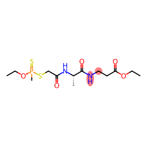 β-Alanine, N-[N-[[(ethoxymethylphosphinothioyl)thio]acetyl]-L-alanyl]-, ethyl ester (9CI)