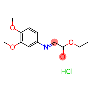 ethyl (3,4-dimethoxyphenyl)iminoacetate hydrochloride