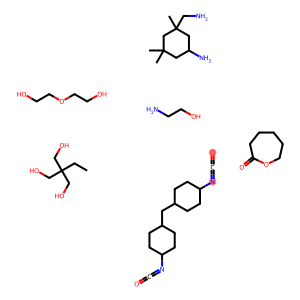 2-Oxepanone, polymer with 2-aminoethanol, 5-amino-1,3,3-trimethylcyclohexanemethanamine, 2-ethyl-2-(hydroxymethyl)-1,3-propanediol, 1,1'-methylenebis[4-isocyanatocyclohexane] and 2,2'-oxybis[ethanol]