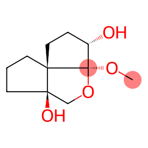 5H-Dicyclopenta[b,c]furan-3,5a(6H)-diol, hexahydro-3a-methoxy-, (3R,3aR,5aR,8aS)-rel- (9CI)