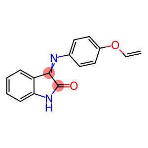 3-[[4-(Ethenyloxy)phenyl]imino]-1,3-dihydro-2H-Indol-2-one