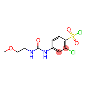 2-CHLORO-4-[3-(2-METHOXY-ETHYL)-UREIDO]-BENZENESULFONYL CHLORIDE