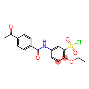 5-(4-ACETYLBENZAMIDO)-2-ETHOXYBENZENE-1-SULFONYL CHLORIDE