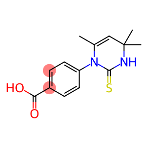 4-(3,4-dihydro-4,4,6-trimethyl-2-thioxo-1(2H)-pyrimidinyl)benzoic acid