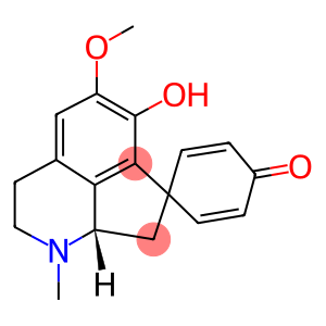 (S)-2,3',8',8'a-tetrahydro-6'-hydroxy-5'-methoxy-1'-methylspiro[cyclohexa-2,5-diene-1,7'(1'H)-cyclopent[ij]isoquinolin]-4-one