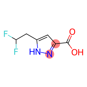 1H-Pyrazole-3-carboxylic acid, 5-(2,2-difluoroethyl)-