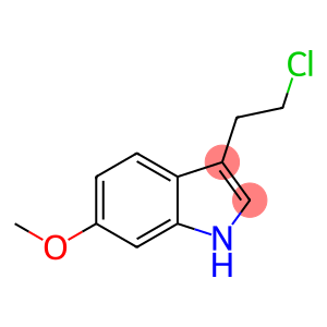 1H-INDOLE,3-(2-CHLOROETHYL)-6-METHOXY-