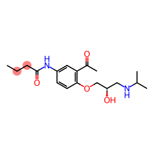 N-[3-Acetyl-4-[(R)-2-hydroxy-3-[(1-methylethyl)amino]propoxy]phenyl]butanamide