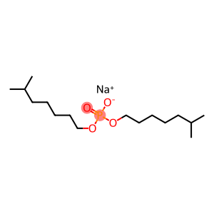 Phosphoric acid, diisooctyl ester, sodium salt