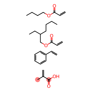 2-Methyl-2-propenoic acid polymer with butyl 2-propenoate, ethylbenzene and 2-ethylhexyl 2-propenoate