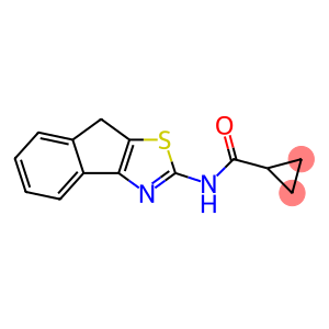 Cyclopropanecarboxamide, N-8H-indeno[1,2-d]thiazol-2-yl- (9CI)