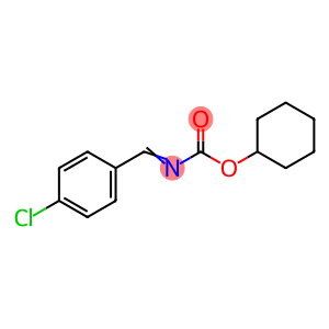 Carbamic acid, [(4-chlorophenyl)methylene]-, cyclohexyl ester (9CI)