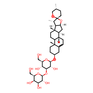 β-D-Glucopyranoside, (3β,25R)-spirost-5-en-3-yl 3-O-β-D-galactopyranosyl- (9CI)