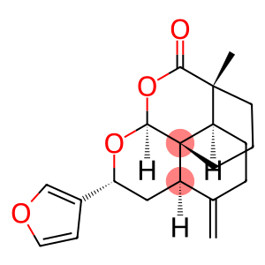 (3S,9bS)-3,3aβ,4,5,6,6aβ,7,8-Octahydro-8β-(3-furyl)-3-methyl-6-methylene-9aαH-3,9b-propano-2H-pyrano[4,3,2-ij][2]benzopyran-2-one