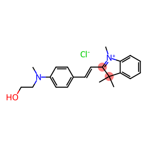 2-[2-[4-[(2-hydroxyethyl)methylamino]phenyl]vinyl]-1,3,3-trimethyl-3H-indolium chloride