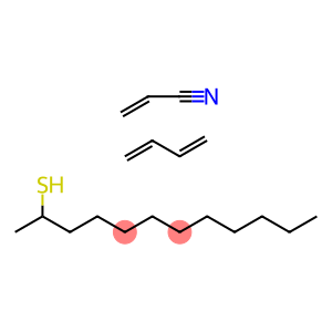 2-十二烷硫醇与1,3-丁二烯和2-丙烯腈的调聚物