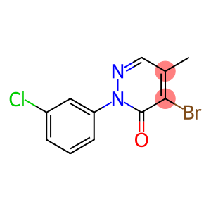 3(2H)-Pyridazinone, 4-bromo-2-(3-chlorophenyl)-5-methyl-