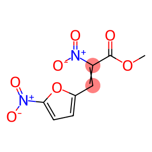 2-Nitro-3-(5-nitro-2-furanyl)-2-propenoic acid methyl ester