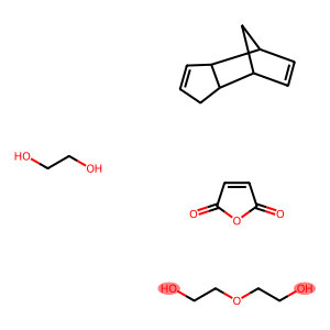 2,5-Furandione, polymer with 1,2-ethanediol, 2,2-oxybisethanol and 3a,4,7,7a-tetrahydro-4,7-methano-1H-indene