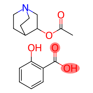 (4S)-QUINUCLIDIN-3-YL ACETATE 2-HYDROXYBENZOATE