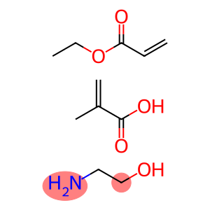 2-甲基-2-丙烯酸与2-丙烯酸乙酯的聚合物和2-氨基乙醇的化合物